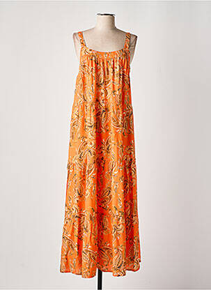 Rochie lungă portocaliu CREAM femeie