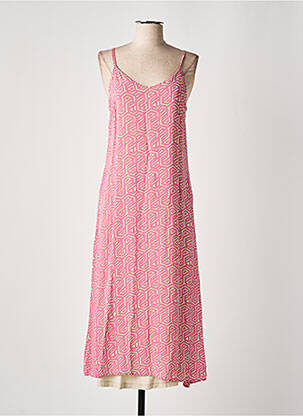 Rochie lungă roz CREAM femeie