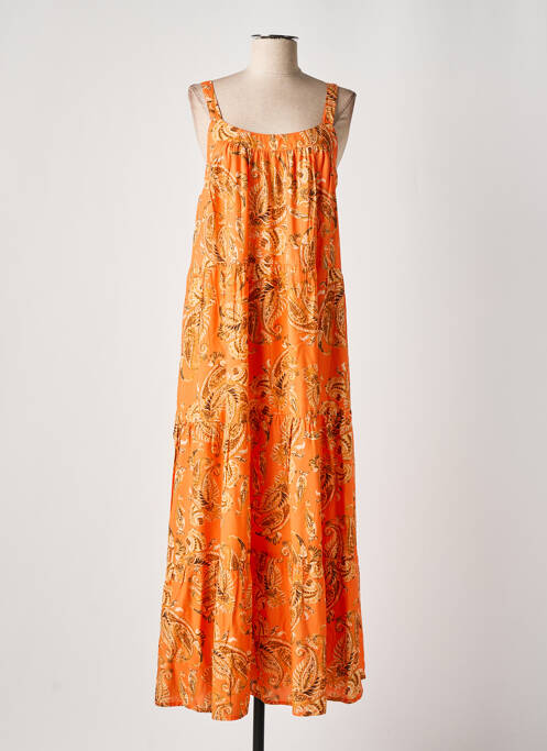 Rochie lungă portocaliu CREAM femeie