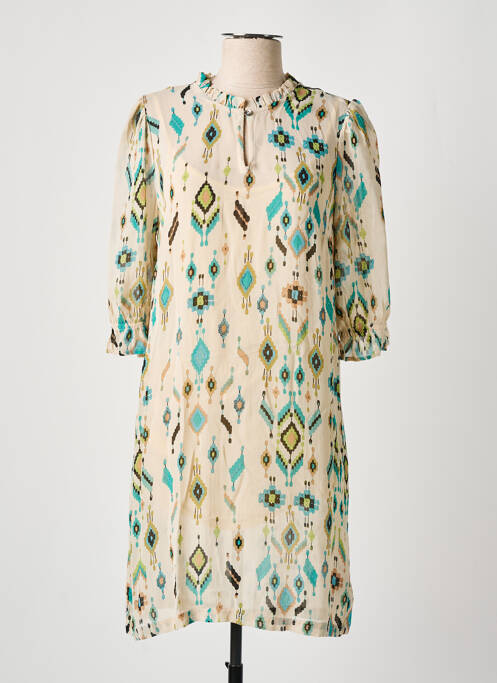 Rochie scurtă bej CREAM femeie