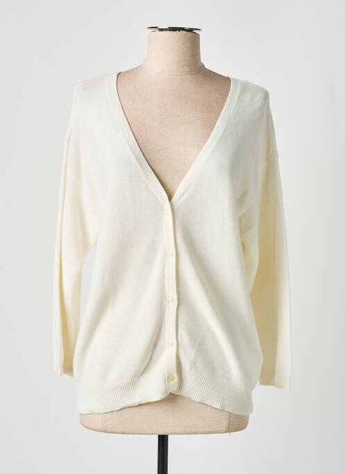 Vestă cu mâneci lungi bej CREAM femeie