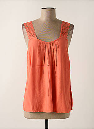 Top portocaliu CREAM femeie