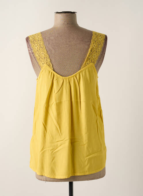 Top galben CREAM femeie