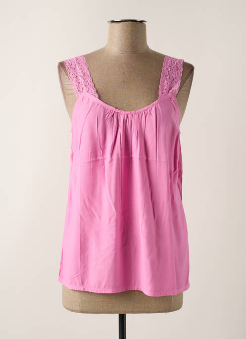 Top roz CREAM femeie