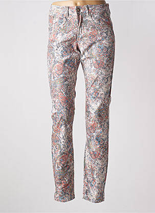 Blugi cu croială slim bej CREAM femeie