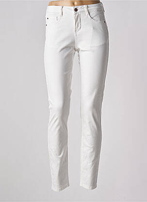 Blugi cu croială slim alb CREAM femeie