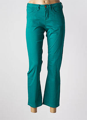 Blugi cu croială dreaptă verde CREAM femeie