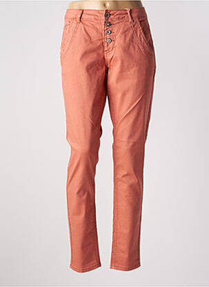 Blugi cu croială slim portocaliu CREAM femeie