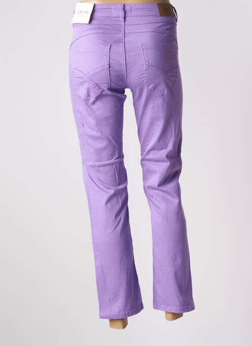 Blugi cu croială dreaptă violet CREAM femeie
