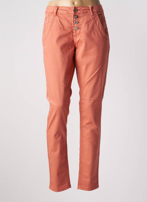 Blugi cu croială slim portocaliu CREAM femeie
