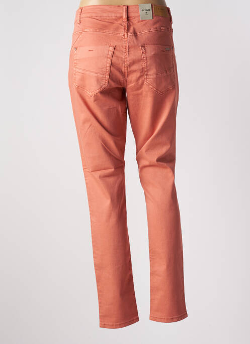 Blugi cu croială slim portocaliu CREAM femeie