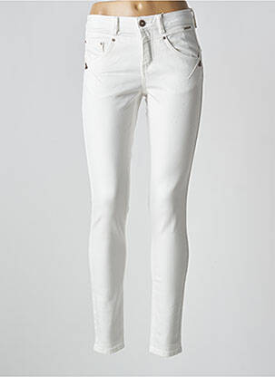 Blugi skinny alb CREAM femeie