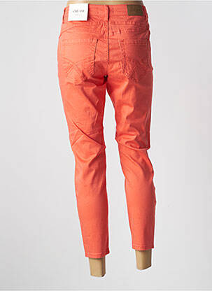 Pantalon 7/8 talie înaltă talie înaltă portocalie CREAM femeie