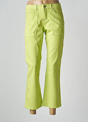 Pantalon 7/8 elasticitate mărime normală verde CREAM femeie