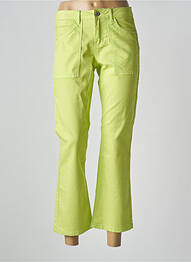 Pantalon 7/8 elasticitate mărime normală verde CREAM femme