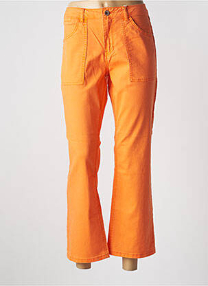 Pantalon 7/8 elasticitate mărime normală portocalie CREAM femeie