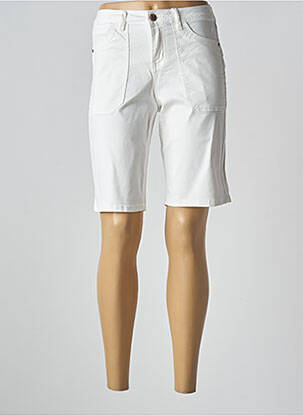 Bermudă alb CREAM femeie