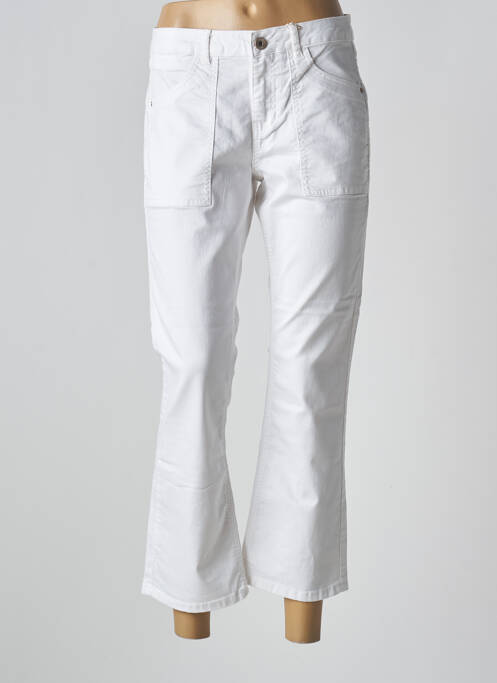 Pantalon 7/8 alb CREAM femeie
