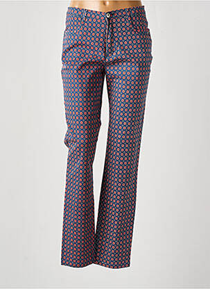 Pantalon slim țesătură poplin mărime normală albastru I.QUING femeie
