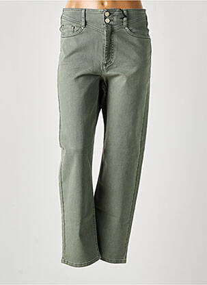 Blugi cu croială dreaptă verde IKKS femeie