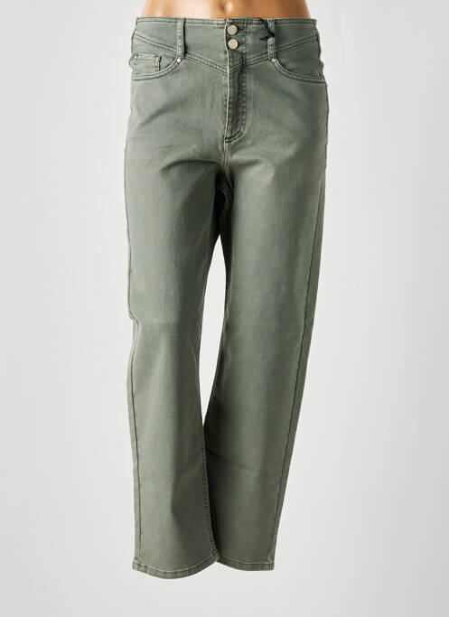 Blugi cu croială dreaptă verde IKKS femeie