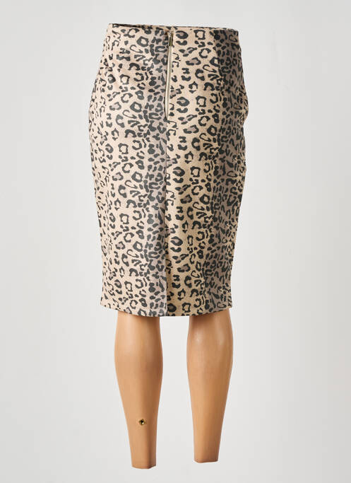 Fustă midi bej UNIKA femeie