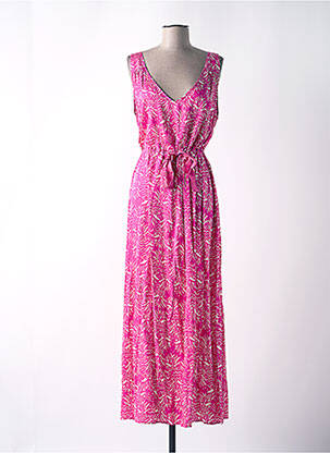 Rochie lungă roz DES PETITS HAUTS femeie