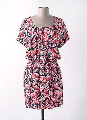Rochie midi croială fluidă mâneci scurte roșu I.CODE (By IKKS) femeie