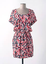 Rochie midi croială fluidă mâneci scurte roșu I.CODE (By IKKS) femeie