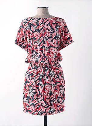 Rochie midi croială fluidă mâneci scurte roșu I.CODE (By IKKS) femeie