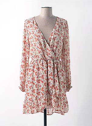 Rochie midi bej CERISE BLUE femeie