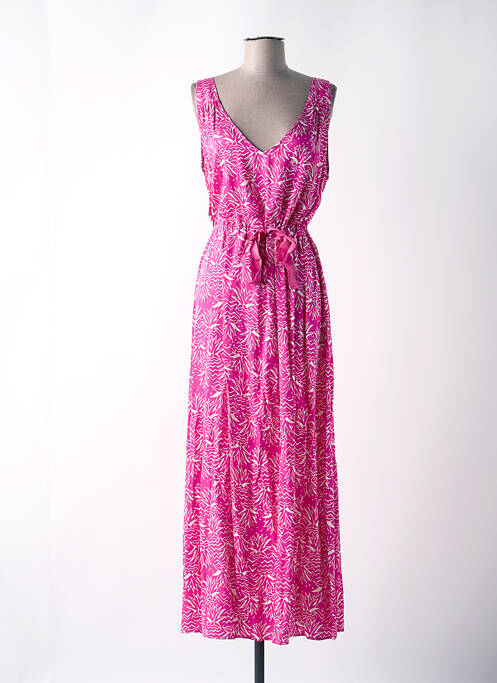 Rochie lungă roz DES PETITS HAUTS femeie