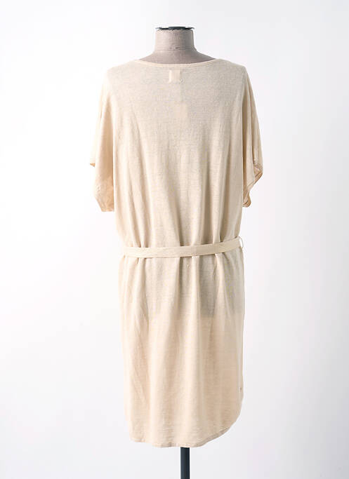 Rochie pulover bej DES PETITS HAUTS femeie