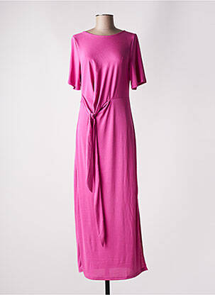 Rochie lungă mâneci scurte mâneci scurte violet GRACE & MILA femeie