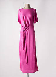 Rochie lungă mâneci scurte mâneci scurte violet GRACE & MILA femeie