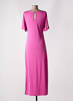 Rochie lungă mâneci scurte mâneci scurte violet GRACE & MILA femeie