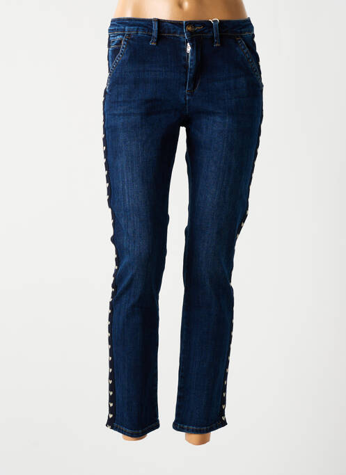 Blugi cu croială slim albastru ONADO femeie