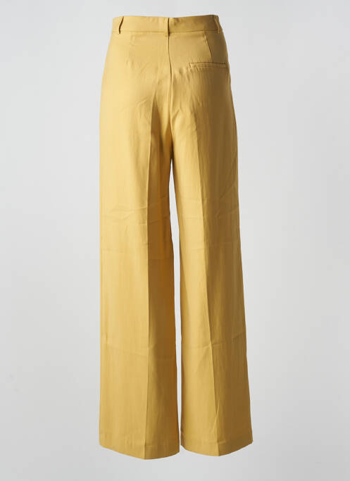 Pantalon larg bej GRACE & MILA femeie