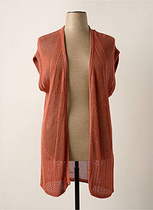 Vestă cu mâneci scurte roz CISO femeie