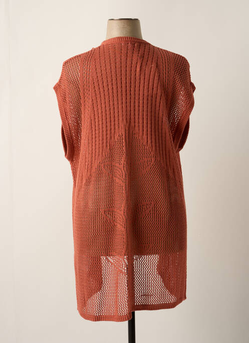 Vestă cu mâneci scurte roz CISO femeie