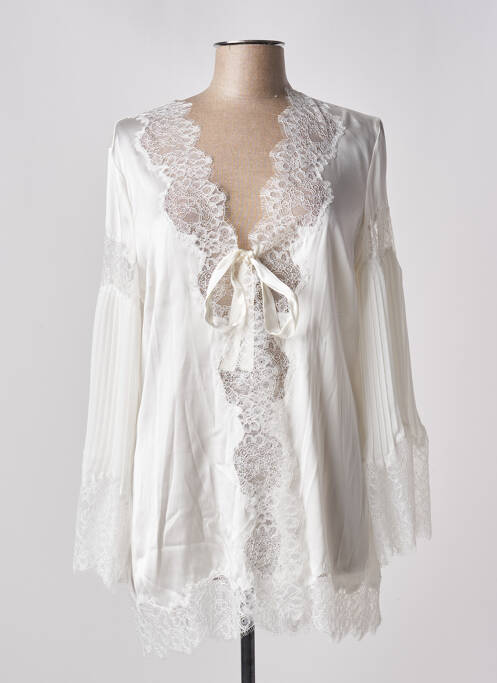 Halat de casă alb MARJOLAINE femeie