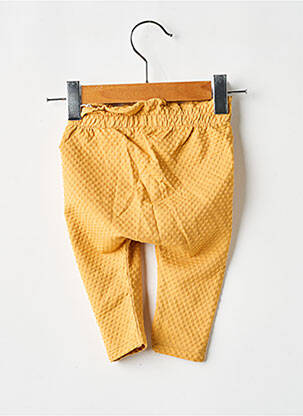 Pantalon slim talie înaltă talie elastică galben NAME IT fată