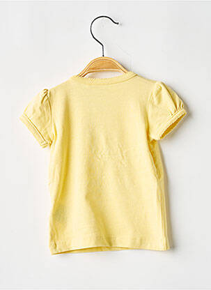 Tricou croială cambrată mâneci scurte galben NAME IT fată