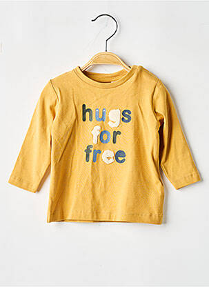 Tricou mâneci lungi mâneci lungi galben NAME IT băiat