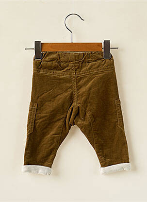 Pantalon slim talie elastică talie elastică verde NAME IT băiat