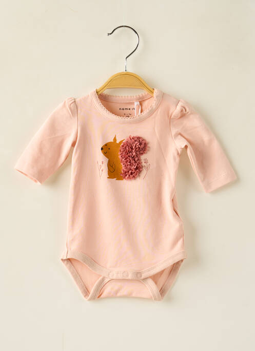 Body de lenjerie portocaliu NAME IT fată