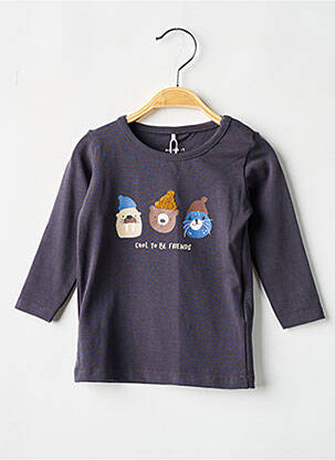 Tricou mâneci lungi mâneci lungi gri NAME IT băiat