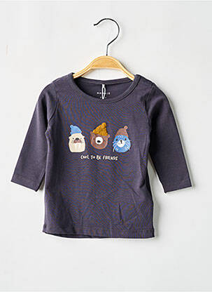 Tricou mâneci lungi mâneci lungi gri NAME IT băiat