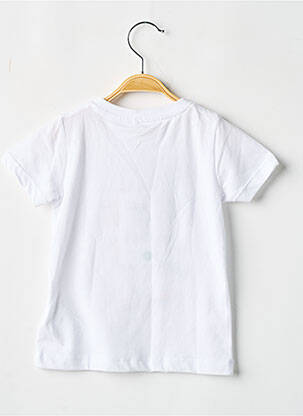 Tricou țesătură jersey mâneci scurte alb NAME IT băiat
