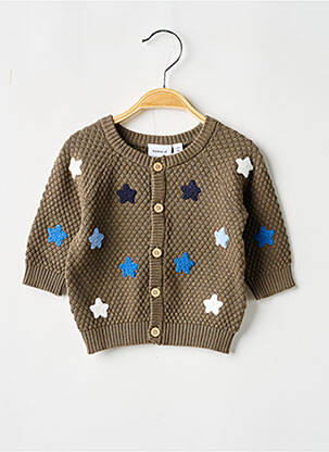 Vestă cu mâneci lungi maro NAME IT copil